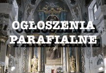 Ogłoszenia Parafialne – 31 Niedziela zwykła – 2.11.2025r.