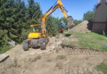 Umocnienie i zabezpieczenie osuwającej się skarpy przy Kościele pw. Św. Mikołaja w Kuryłówce – fotorelacja