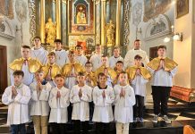 Zakończenie roku formacji Liturgicznej Służby Ołtarza