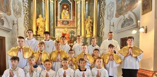 Zakończenie roku formacji Liturgicznej Służby Ołtarza