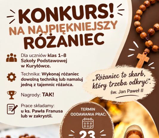 Zapraszamy do udziału w Konkursie na „Najpiękniejszy Różaniec dla Maryi”.